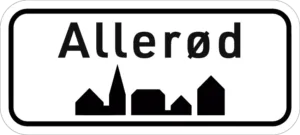 Allerød byskilt