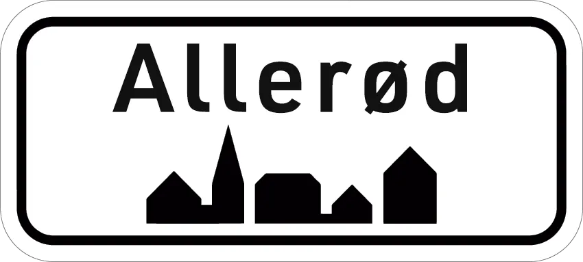 Allerød byskilt