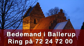 Kontakt den lokale bedemand i Ballerup