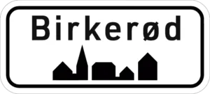 Birkerød byskilt