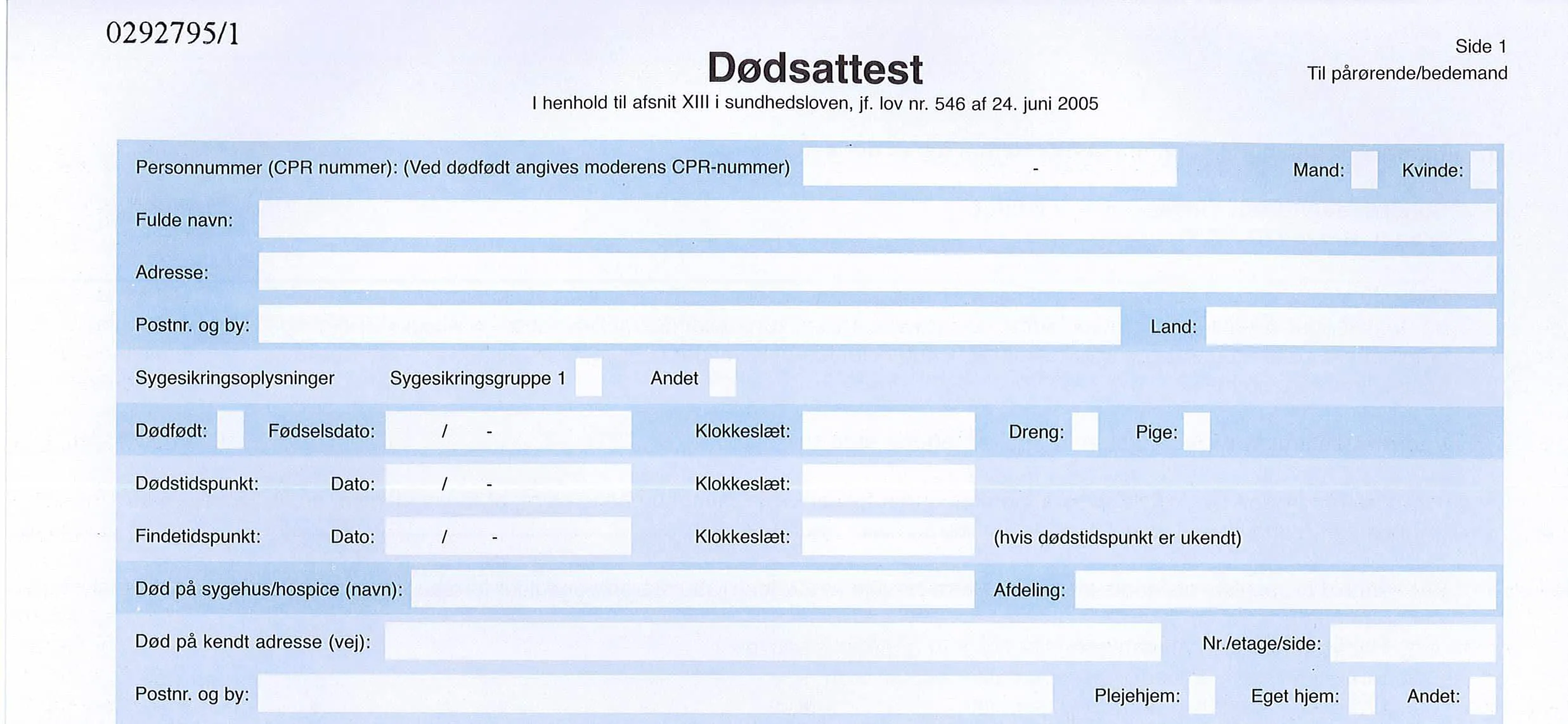 doedsattest-myndigheder Skifteretten og Dødsbobehandling