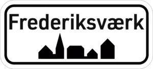 Frederiksværk byskilt