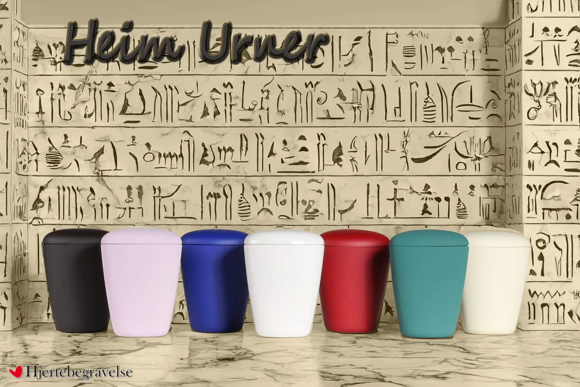 Heim urnen fra Hjertebegravelse er en unik kombination af råmaterialer, der er 100% nedbrydelige. Formen er trakantet og derfor lidt mere utraditionel. Fås i farverne sort, lyserød, blå, hvid, rød, mint grøn og cremehvid
