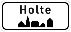 Holte byskilt