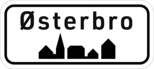 Østerbro byskilt